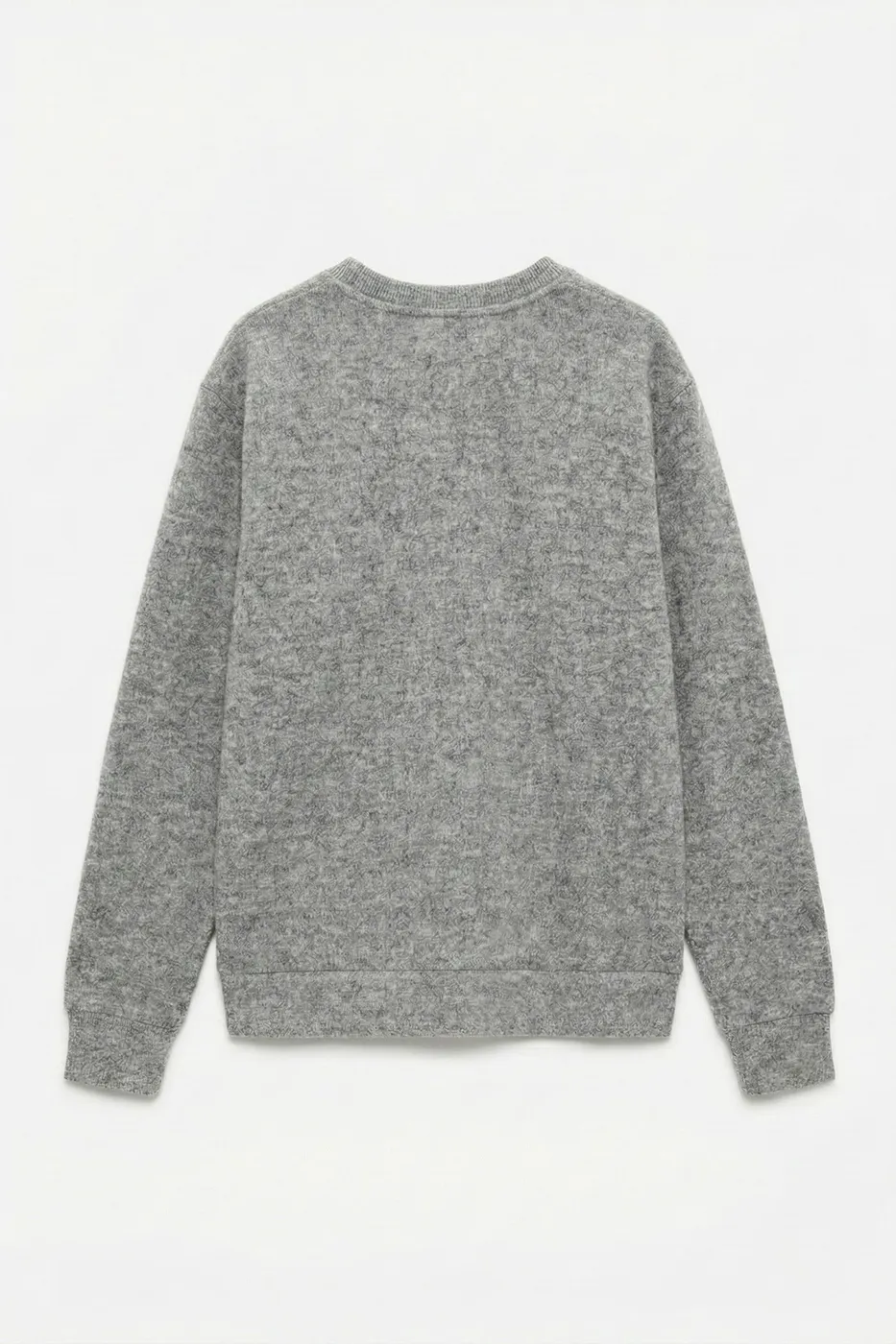 Bayan Gri Soft Oversize Sweatshirt