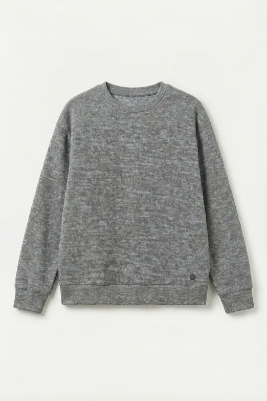Bayan Haki Soft Oversize Sweatshirt - BSL