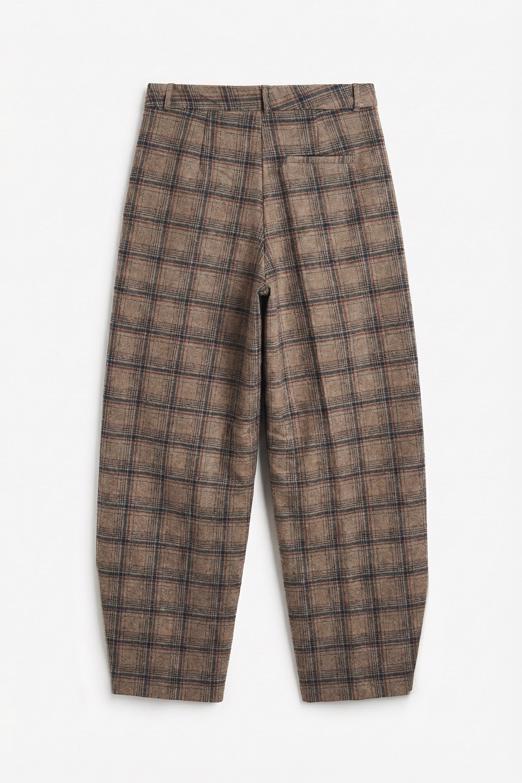 Ekoseli Balon Pantolon