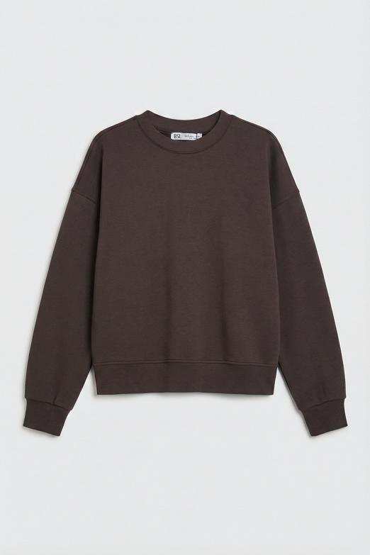 Bayan  Basic Oversize Sweatshirt