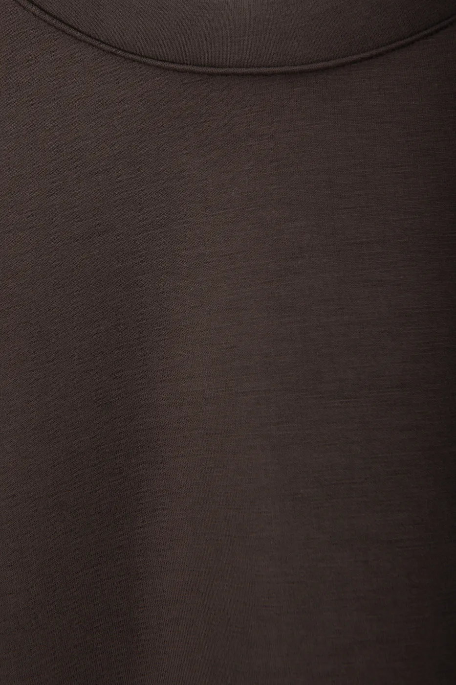 Bayan Kahverengi Basic Oversize Sweatshirt