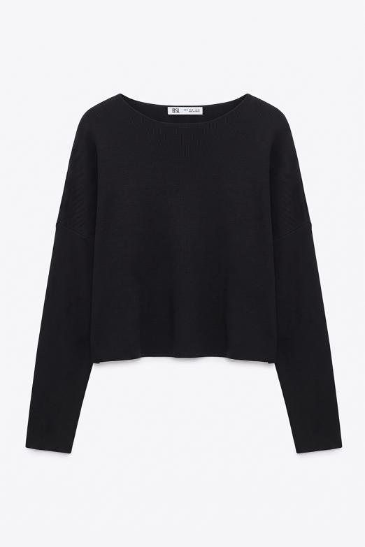 Triko Crop Bluz