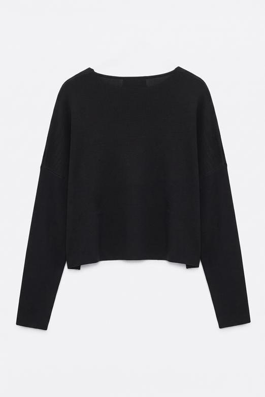 Triko Crop Bluz