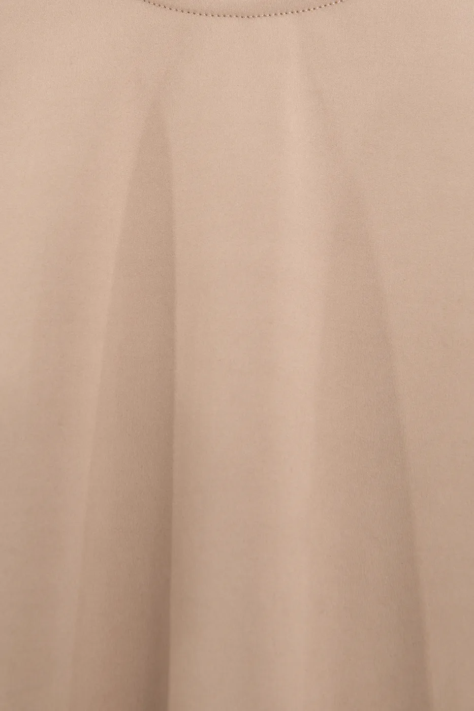 Bayan Bej Bisiklet Yakalı Bodysuit