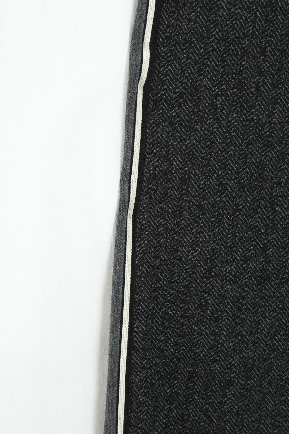 Bayan Antrasit Şerit Garnili Spor Pantolon