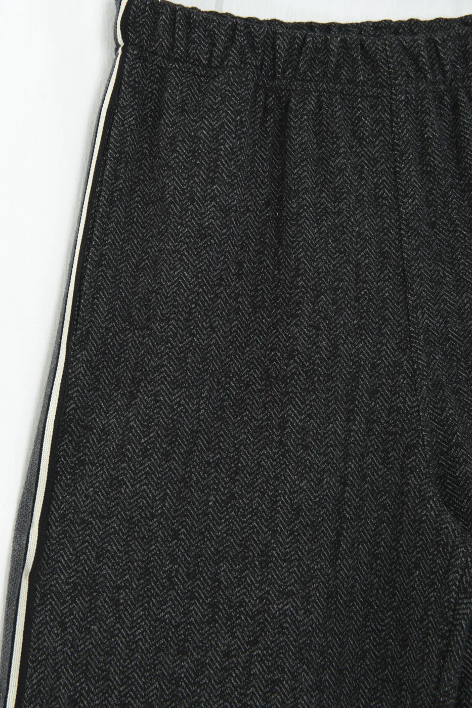 Bayan Antrasit Şerit Garnili Spor Pantolon