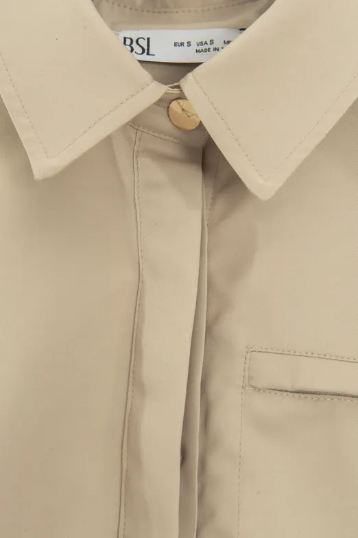 Bayan Taş Crop Bomber Ceket - BSL