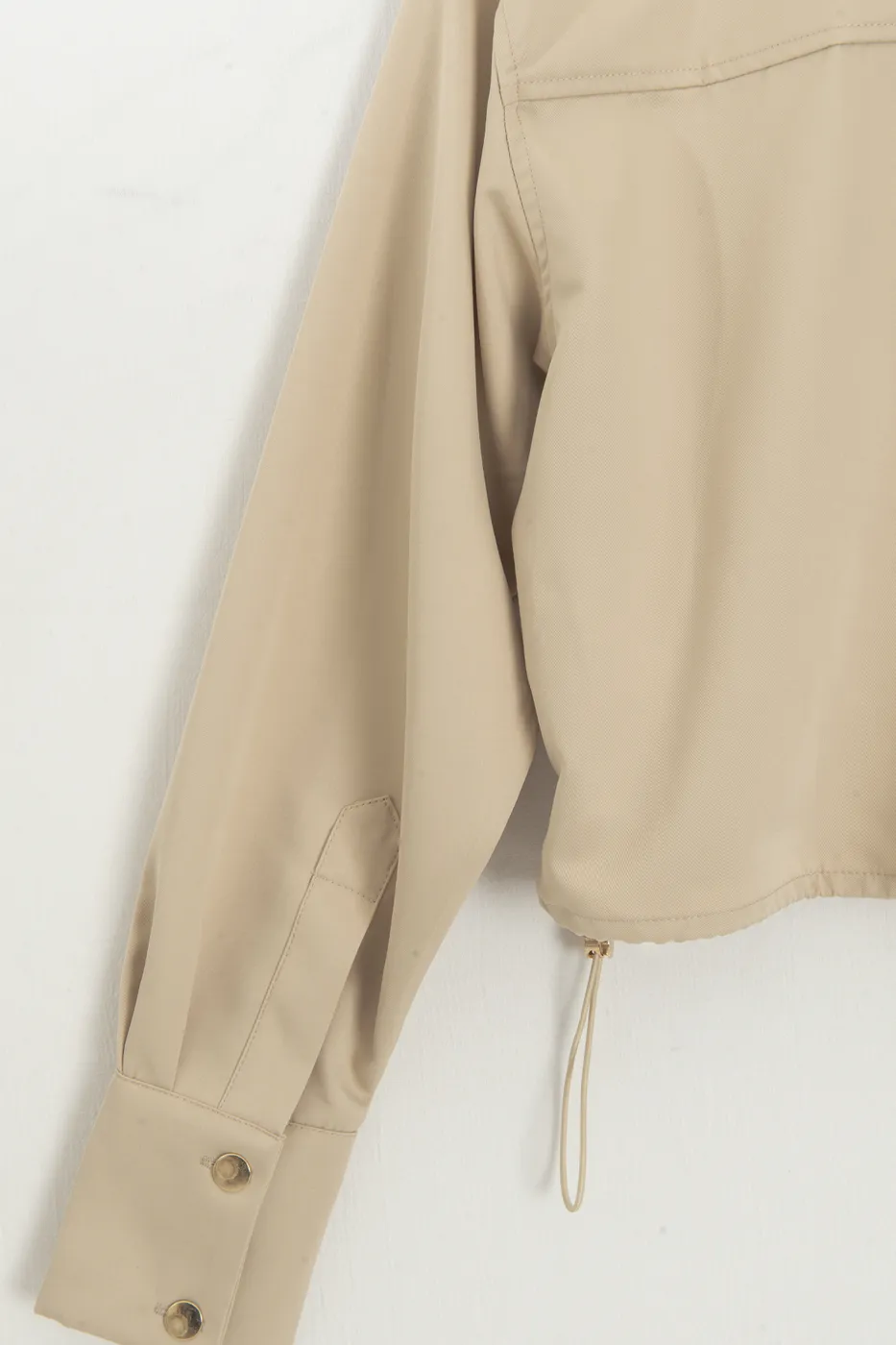 Bayan Taş Crop Bomber Ceket