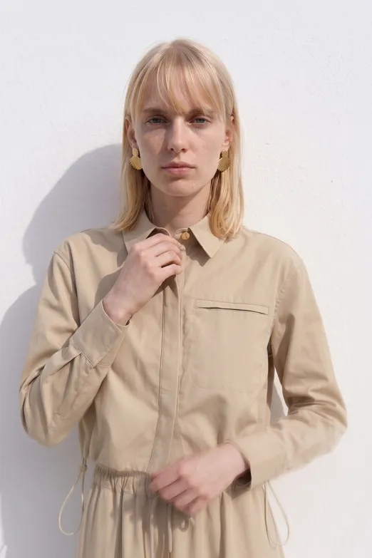 Bayan Taş Crop Bomber Ceket - BSL