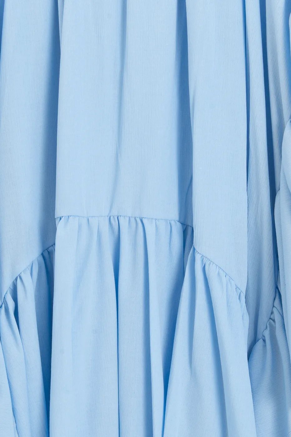 Bayan Mavi Mendil Etek Detaylı Midi Etek