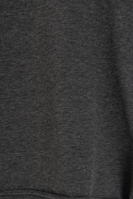 Bayan Antrasit Kayık Yakalı Top - BSL