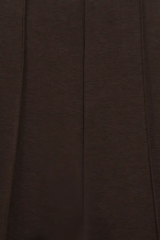 Bayan Kahverengi Bol Paça Pantolon - BSL