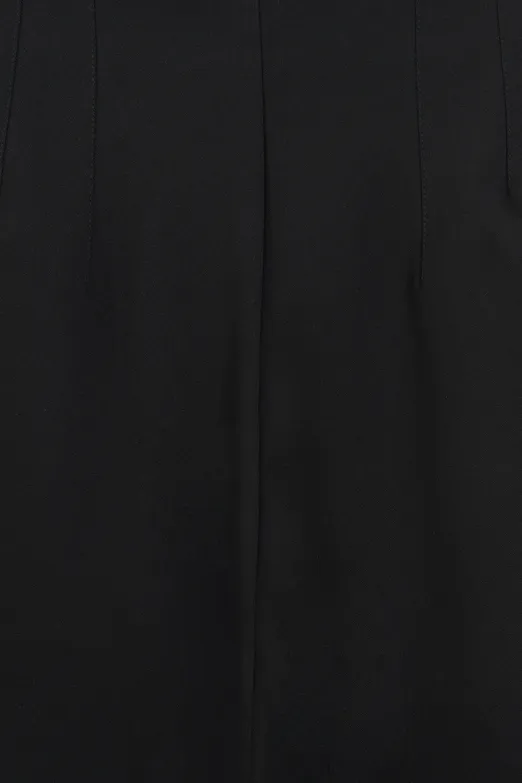 Bayan Siyah Yüksek Bel Pensli Cigaretti Pantolon - BSL