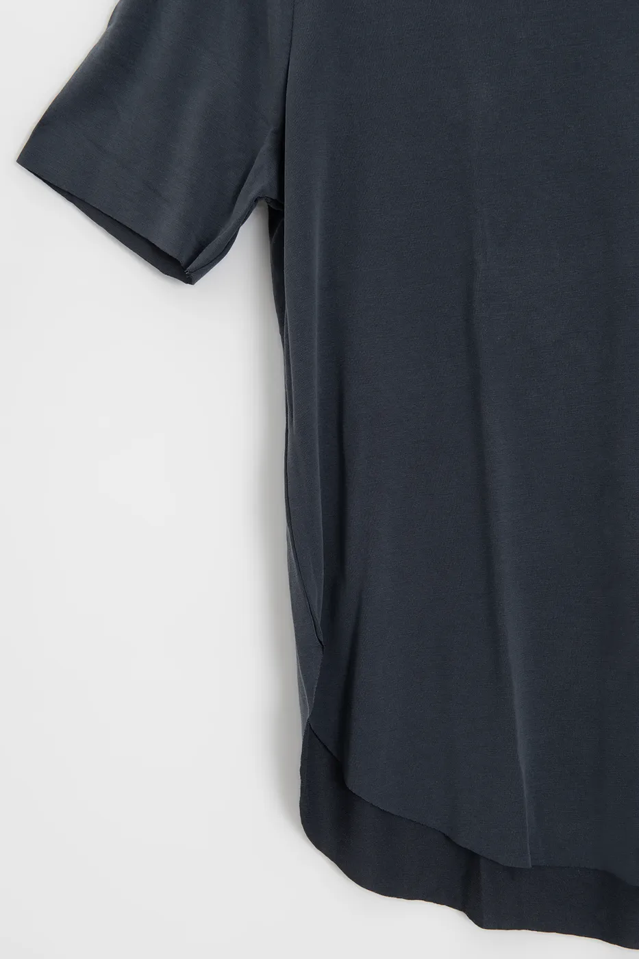 Bayan Antrasit Cupra Oversize Basic Tshirt