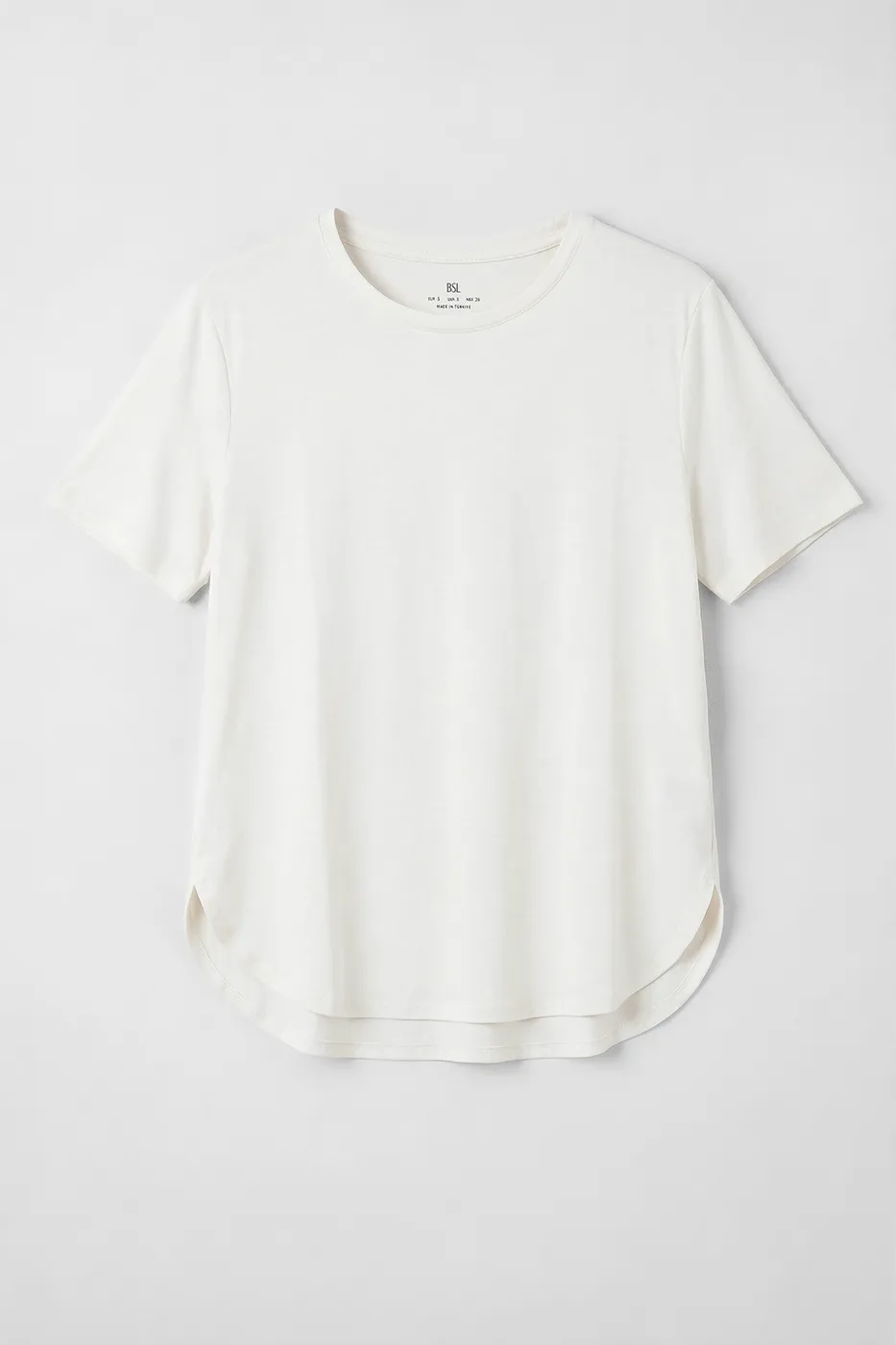 Bayan Ekru Cupra Oversize Basic Tshirt