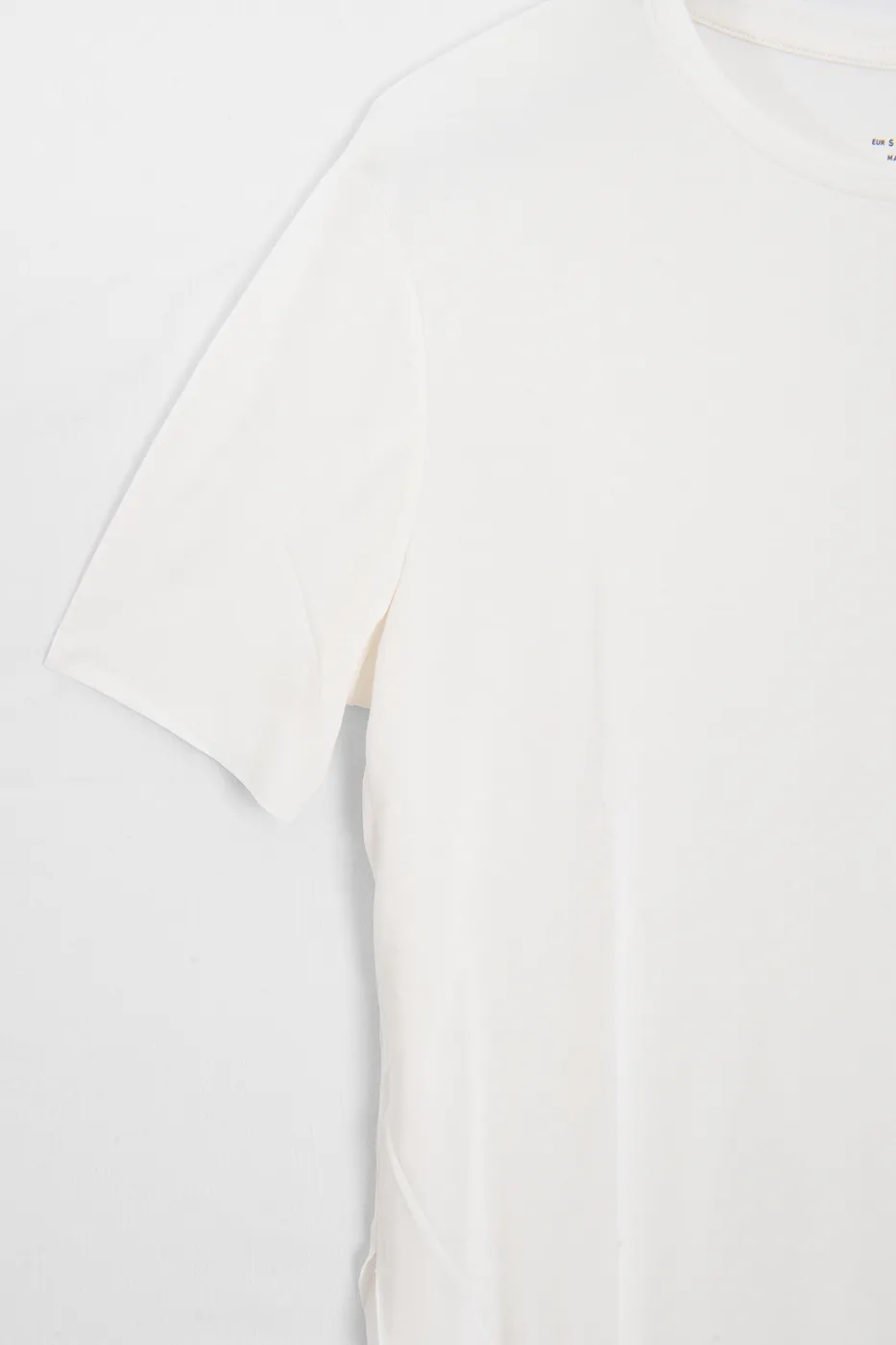 Bayan Ekru Cupra Oversize Basic Tshirt