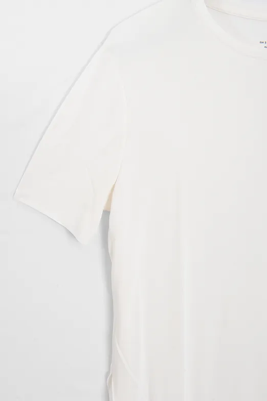 Bayan Ekru Cupra Oversize Basic Tshirt - BSL