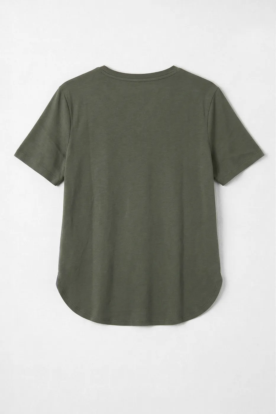 Bayan Haki Cupra Oversize Basic Tshirt