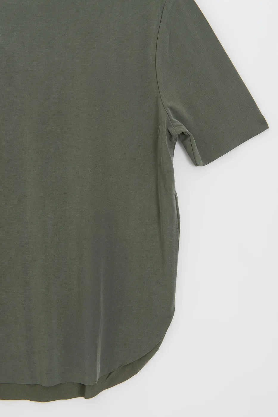 Bayan Haki Cupra Oversize Basic Tshirt