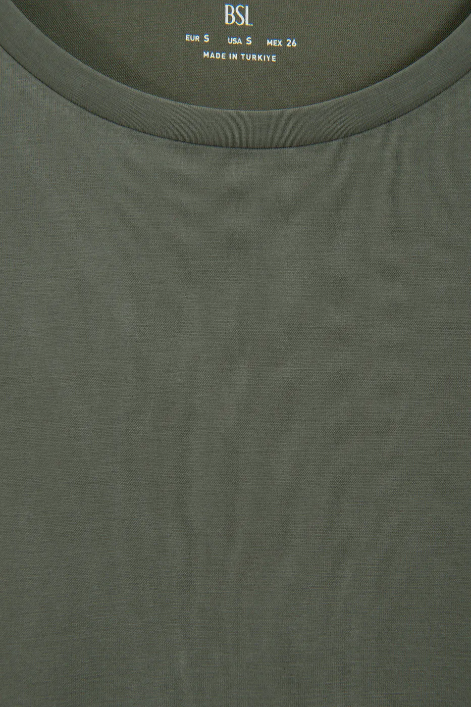 Bayan Haki Cupra Oversize Basic Tshirt