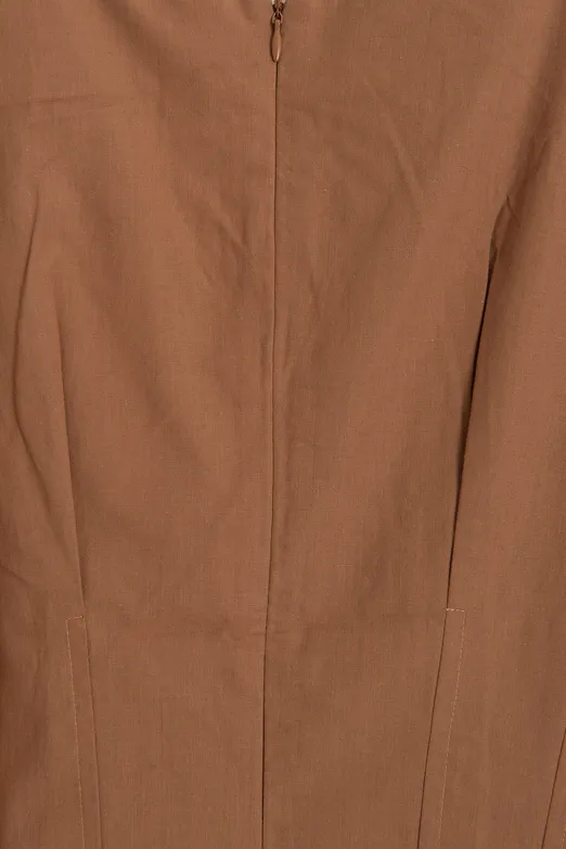 Bayan Tarçın V Yakalı Pileli Poplin Bluz - BSL