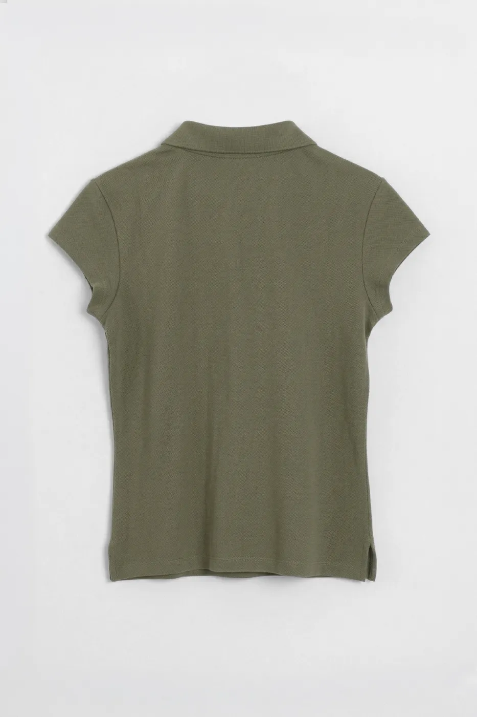 Bayan Haki Polo Yakalı Pike Tshirt