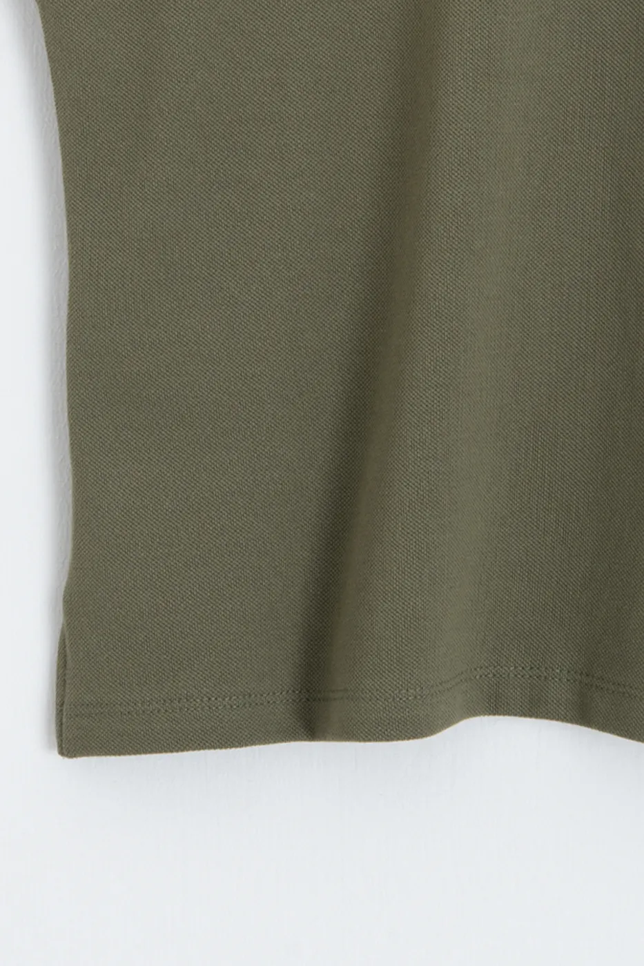 Bayan Haki Polo Yakalı Pike Tshirt