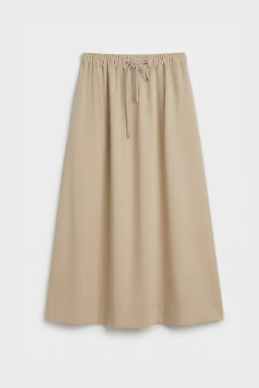 Bayan Taş Büzgülü Midi Etek - BSL