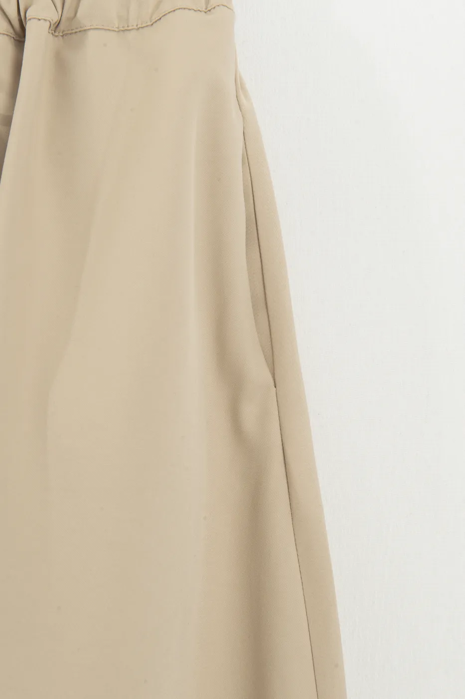 Bayan Taş Büzgülü Midi Etek