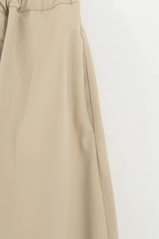 Bayan Taş Büzgülü Midi Etek - BSL