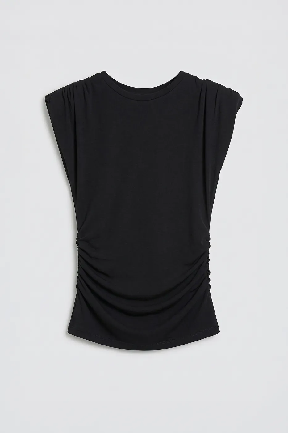 Bayan Siyah Drapeli Vatkalı Top