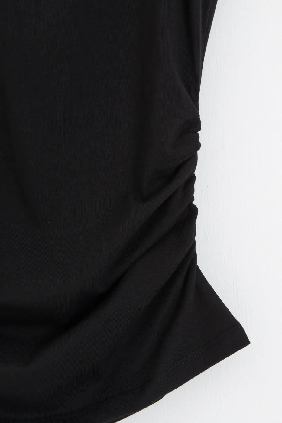 Bayan Siyah Drapeli Vatkalı Top