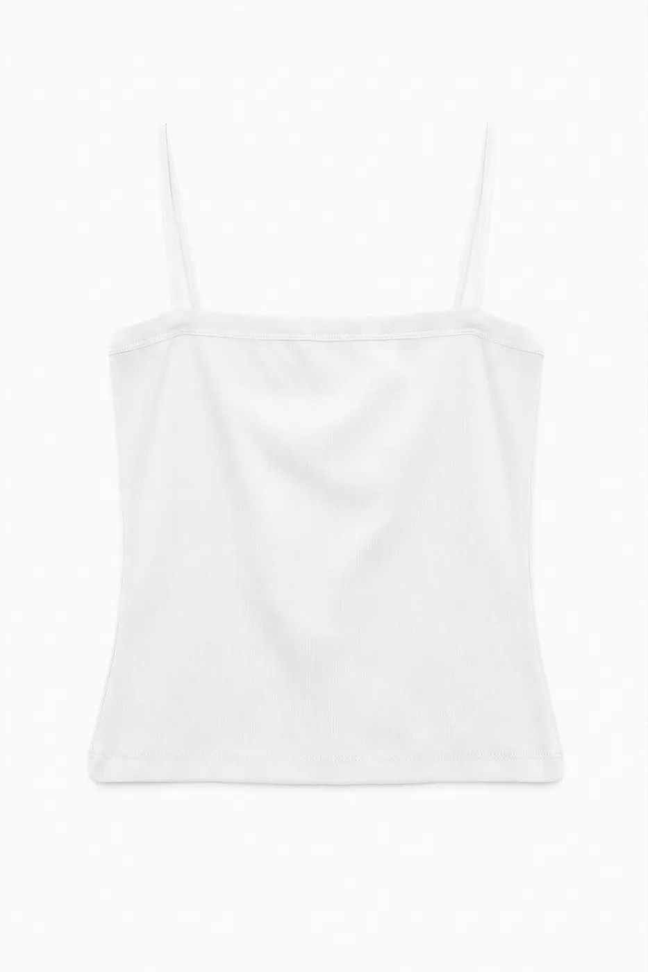 Bayan Beyaz Askılı Atlet Top