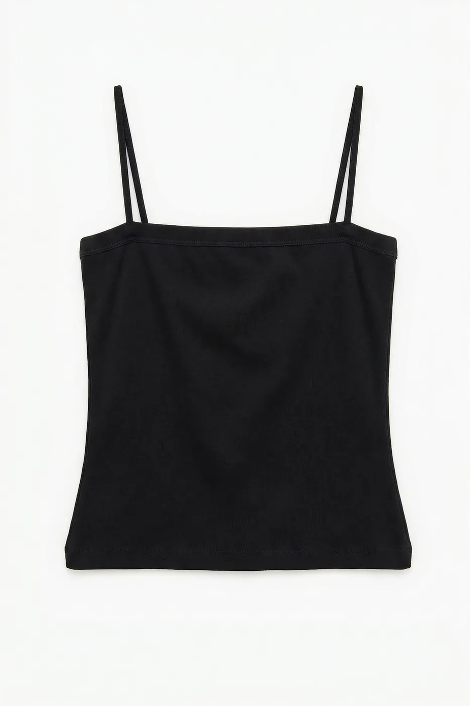 Bayan Siyah Askılı Atlet Top