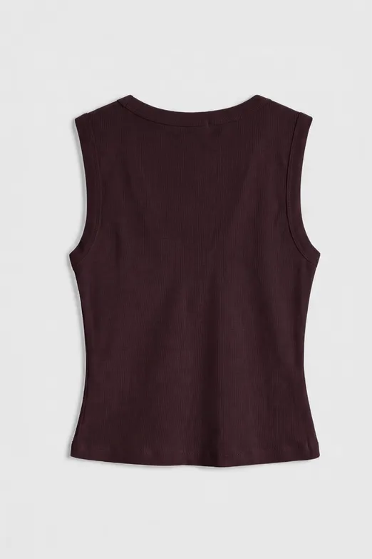 Bayan Bordo Slim V Yaka Slim Top - BSL