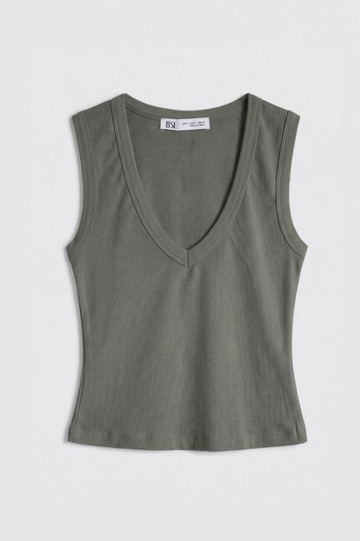 Slim V Yaka Slim Top