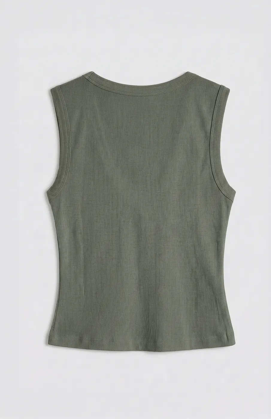 Bayan Haki Slim V Yaka Slim Top