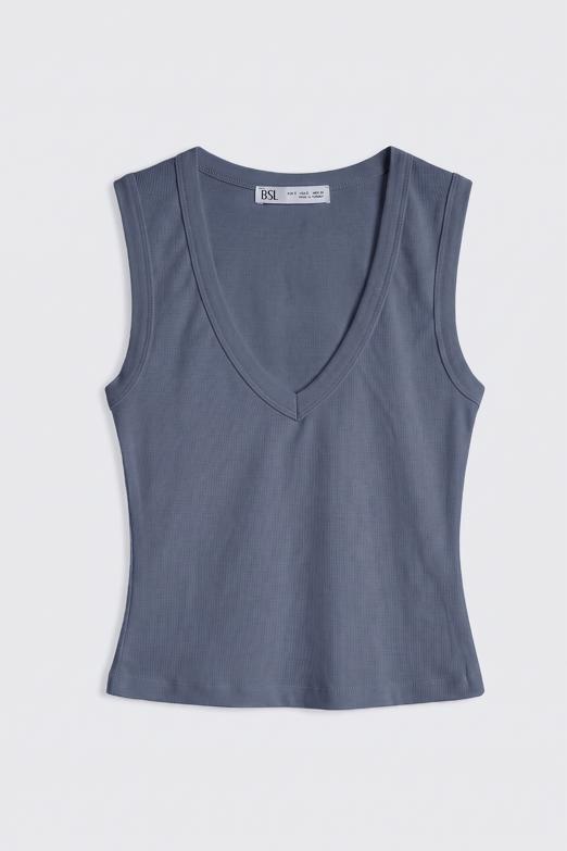 Slim V Yaka Slim Top
