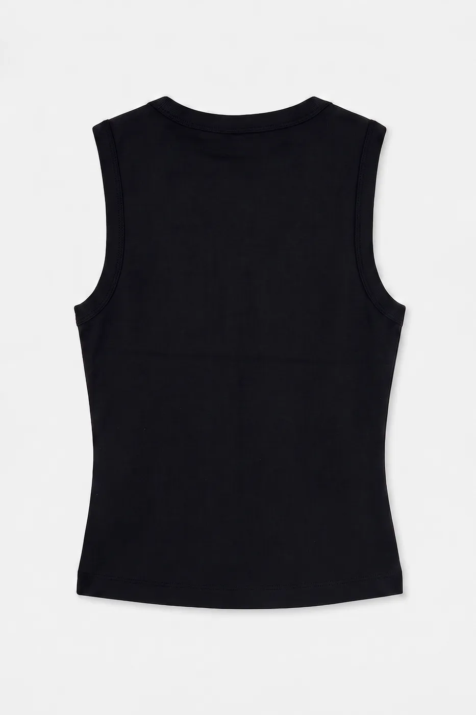 Bayan Siyah Slim V Yaka Slim Top