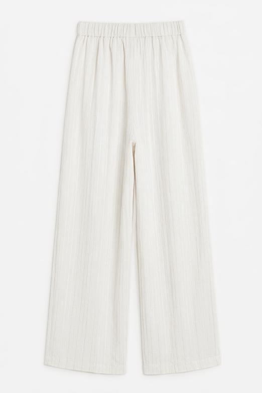 Çizgili Oversize Pantolon