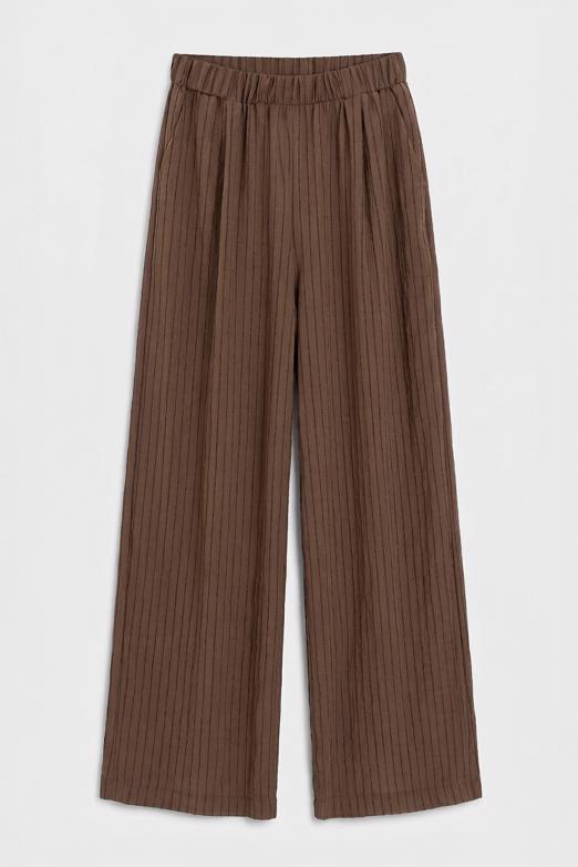 Çizgili Oversize Pantolon