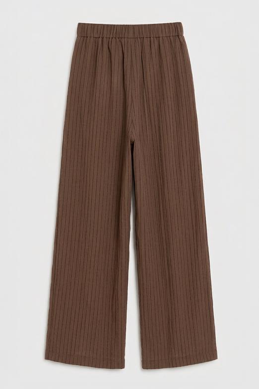 Çizgili Oversize Pantolon