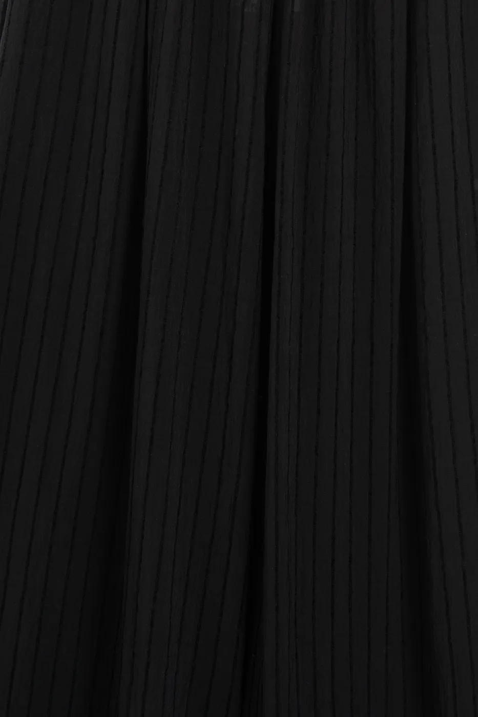 Bayan Siyah Çizgili Oversize Pantolon