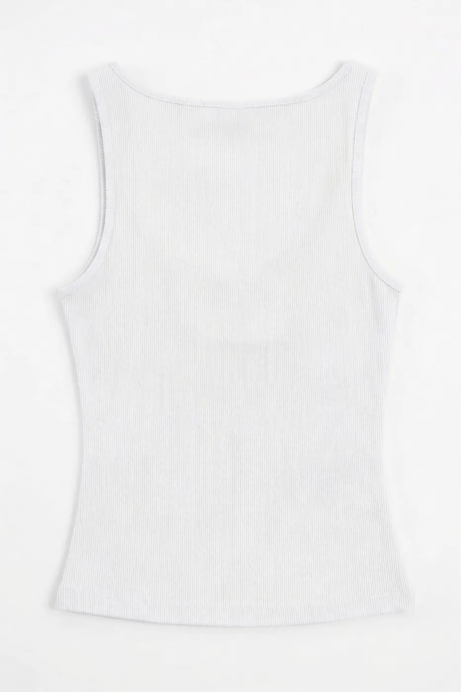 Bayan Beyaz Kare Yaka Atlet Top