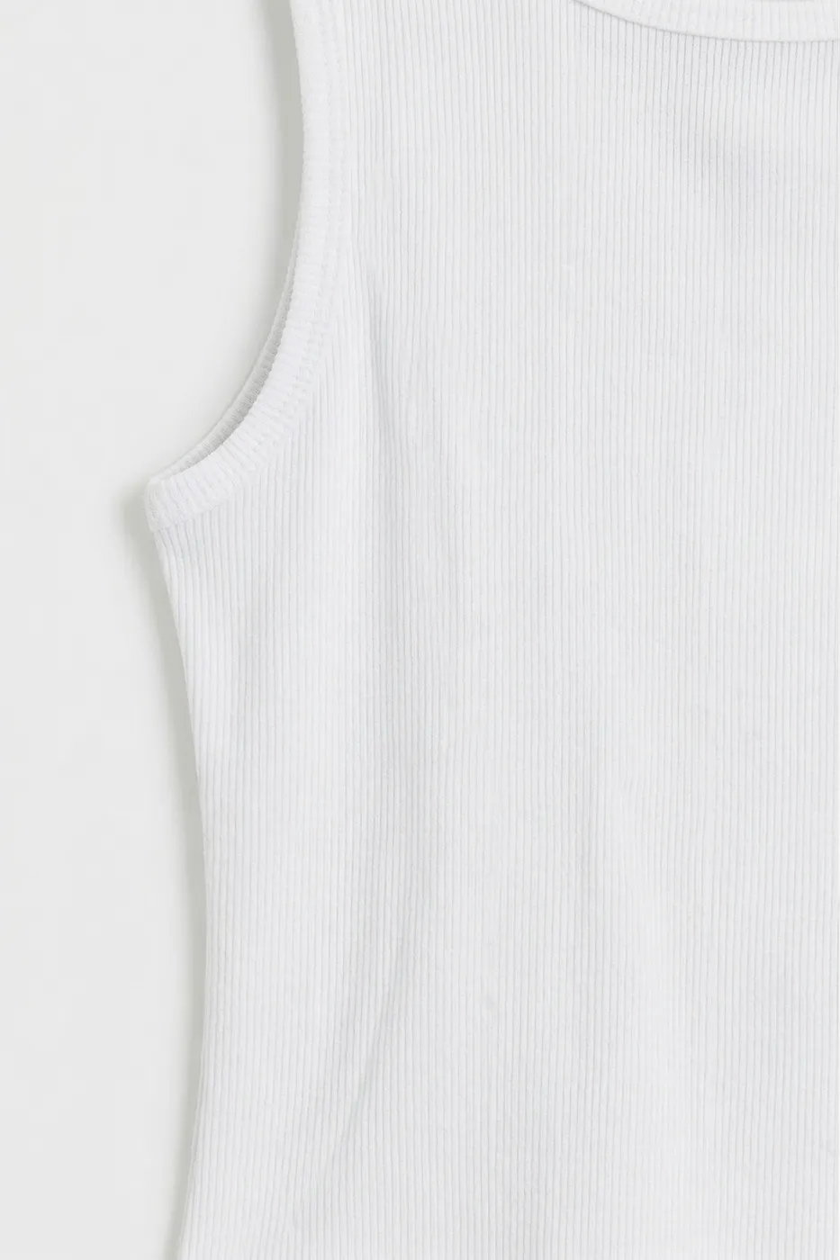 Bayan Beyaz Kare Yaka Atlet Top