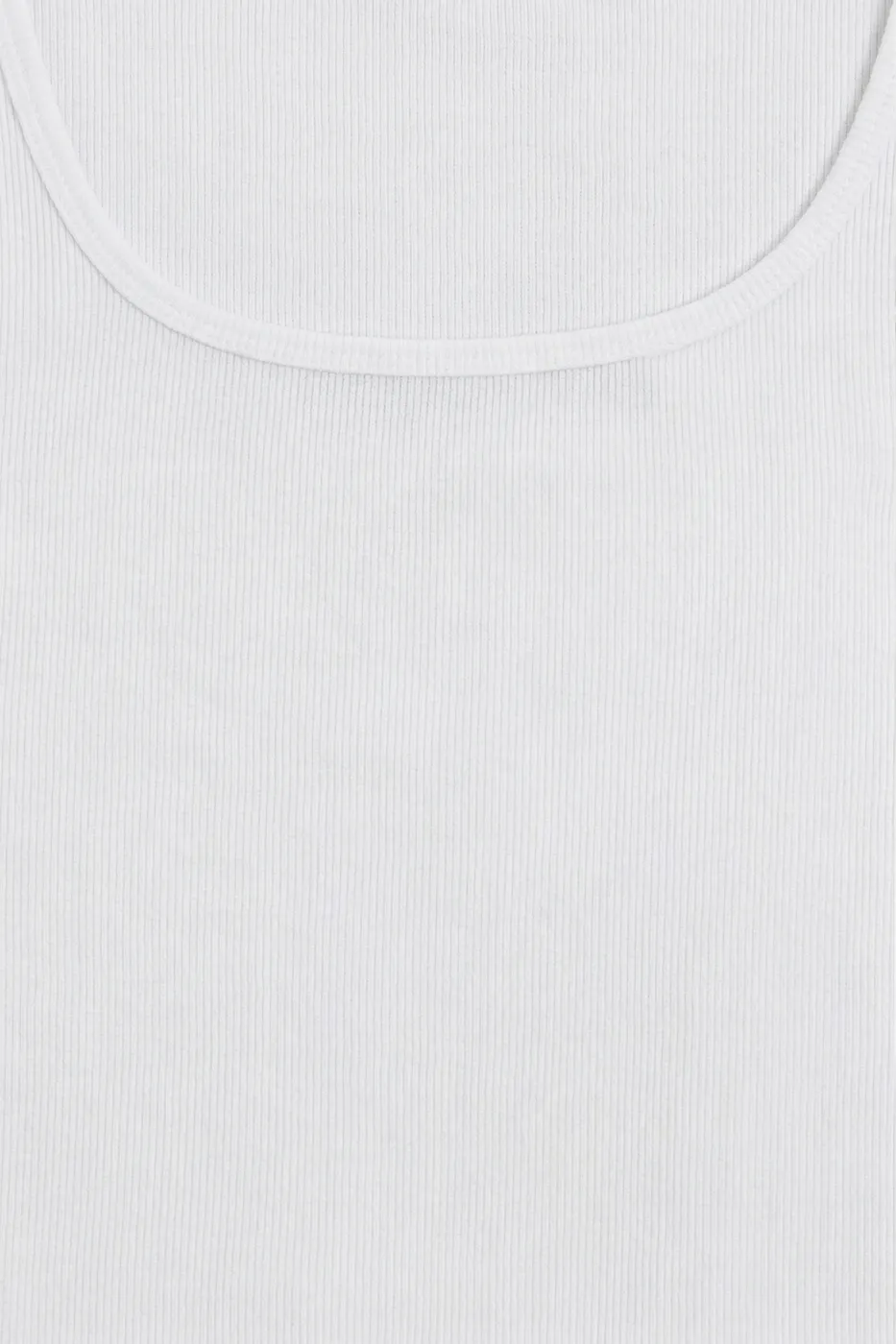 Bayan Beyaz Kare Yaka Atlet Top