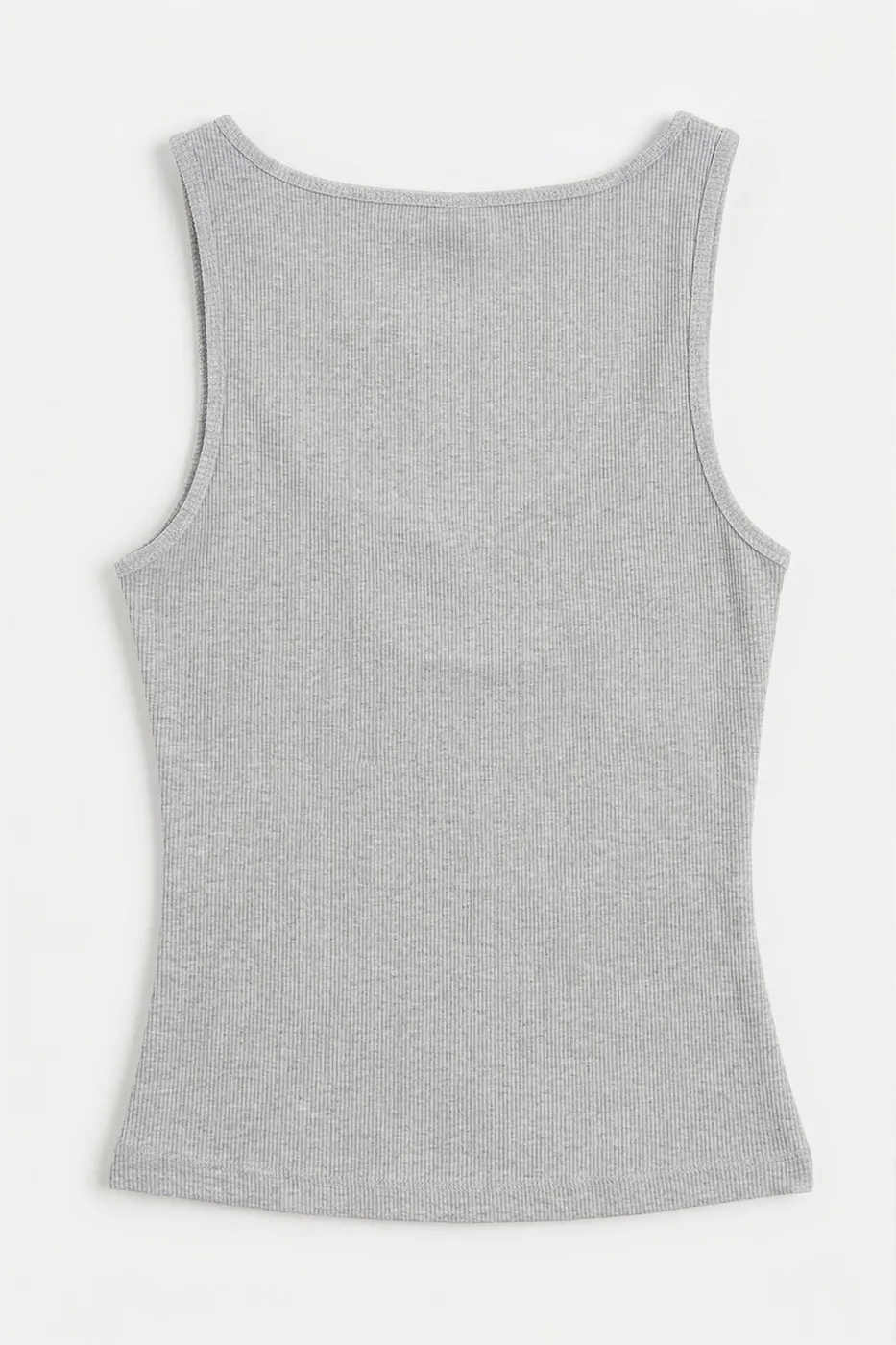 Bayan Gri Kare Yaka Atlet Top