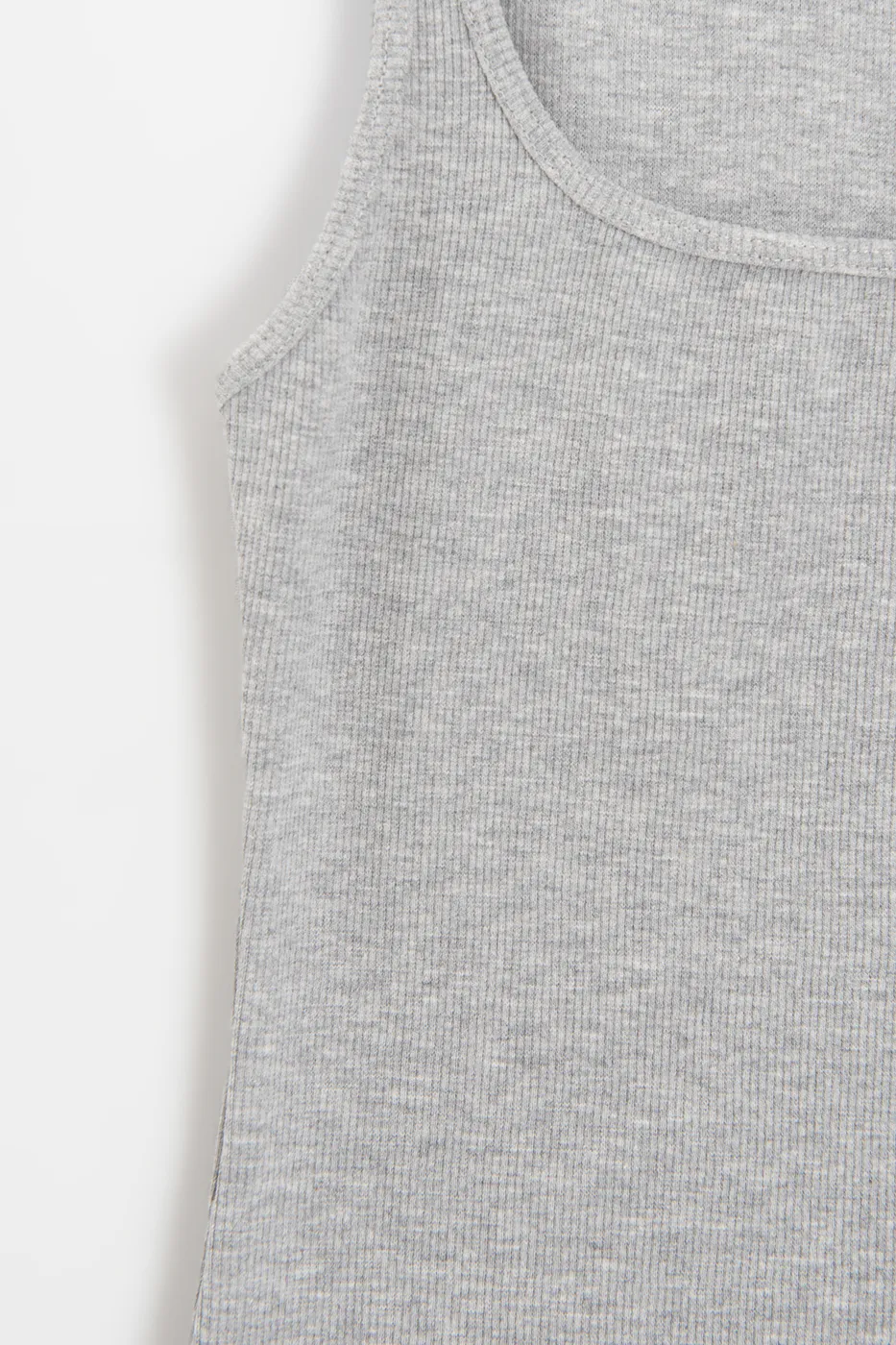 Bayan Gri Kare Yaka Atlet Top