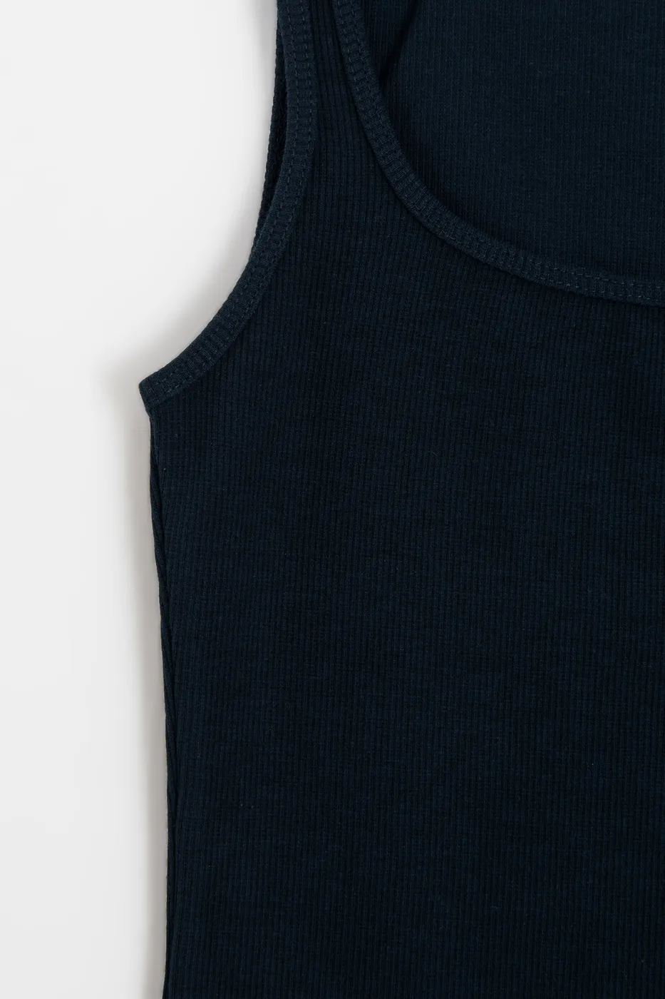 Bayan Lacivert Kare Yaka Atlet Top