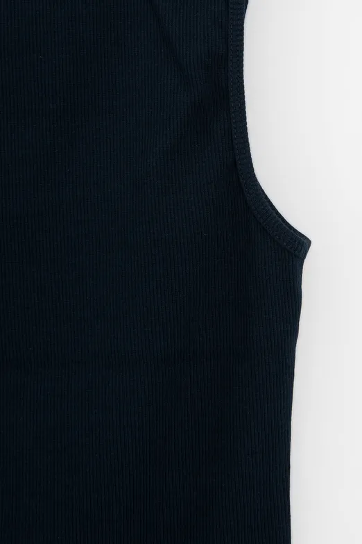 Bayan Lacivert Kare Yaka Atlet Top - BSL